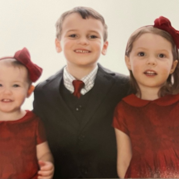 Janie and Jack Holiday Portrait 3-Piece Suit and Shirt 5-6 - Picture 12 of 14